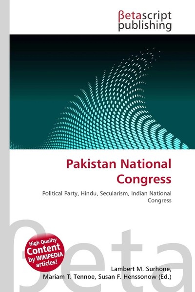 Lambert M. Surhone (U. A.) | Pakistan National Congress | Taschenbuch | Englisch-image