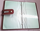Pockets collectors coin clear plastic sleeves wallet — photo 1