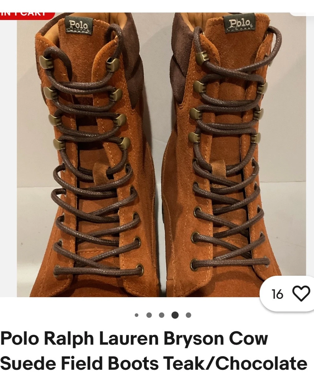 Ralph Lauren Brown Suede Boots for Men | eBay display picture 1