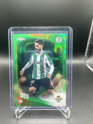 Topps Chrome UCC Isco #35 Real Betis Green Parallel /99