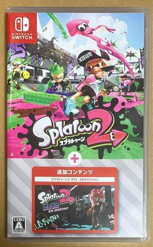 Splatoon 2 + Octo Expansion Nintendo Switch Japan Game Cartridge Tested