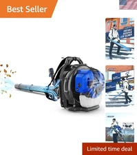 Powerful 53cc Gas Leaf Blower Backpack, Lightweight
