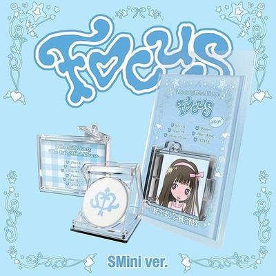 HEARTS2HEARTS FOCUS 1st Mini Album SMINI 8 Ver SET/8NFC+8 KeyRing+8Chain+8 Karte