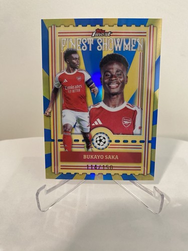 2025-26 Topps Finest Finest Showmen Bukayo Saka /150 Arsenal #FS-8
