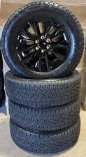 20 Black Rst Style Wheels Goodyear At Takeoff Tires Tpms Chevy Silverado Tahoe