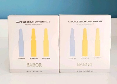 Babor Ampoule Serum Concentrate Hydra Plus, Nutri Restore, Perfect Glow 6x...
