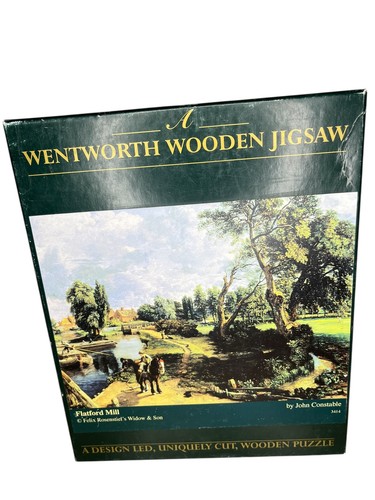 Wentworth Holzpuzzle mit John Constables "Flatford Mill"