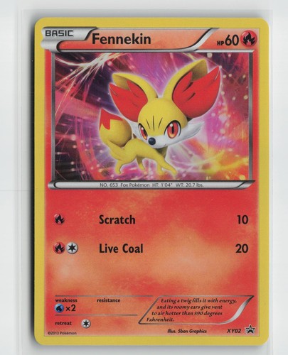 Fennekin XY02 Holo Promo XY Promo Pokemon Near Mint