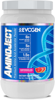 Evogen AminoJect - Premium BCAA Powder & EAA Recovery Formula with Electrolytes