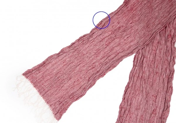 ISSEY MIYAKE MEN Silk Wool Wrinkled Fringe Stole(K-125144) - Image 2 of 4