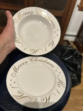 One bowl and one plate Cipa Porcelains Italy