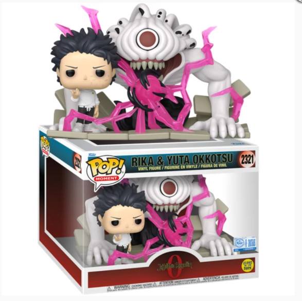 Nueva Preventa Exclusiva - Jujutsu Kaisen Rika & Yuta Okkotsu Funko Pop #2321 BRILLO