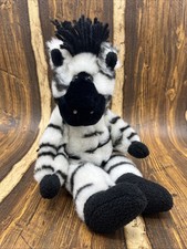 First  Main Zebra Zooglie 6014 Stuffed Animal Plush
