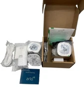 arlo Q VMC3040-100NAR 1080p HD Cam with Audio White SET OF 2
