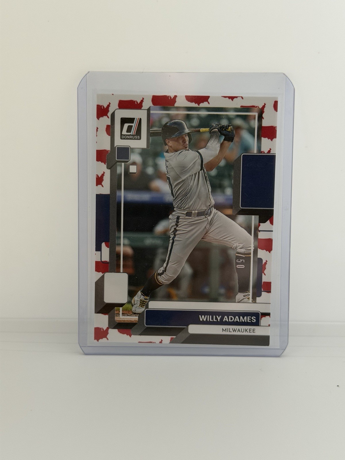 2022 Panini Donruss Willy Adames America Parallel 10/50