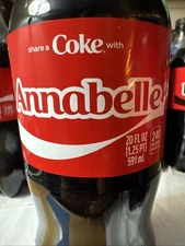 Share a Coke with   Annabelle   2025 Personalized Gift Coca Cola Bottle 20oz