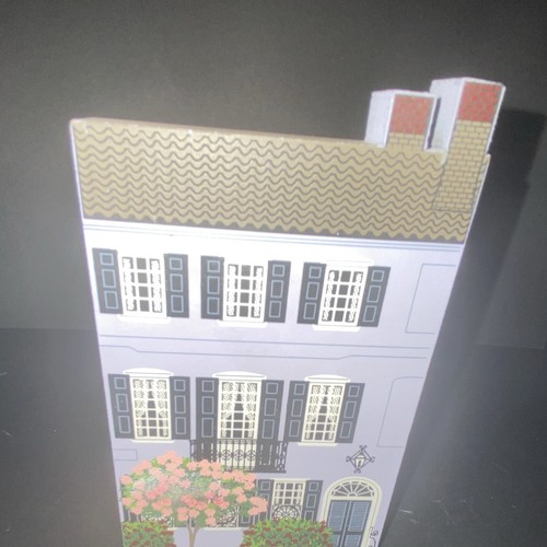 Shelia's Rainbow Row 97 East Bay Charleston SC Wooden Block