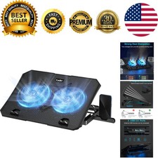 Laptop Cooling Pad, Gaming Laptop Cooler 2 Fans for 10-15.6 Inch Laptops, 5 H...
