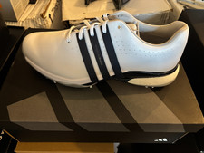 NIB MEN'S ADIDAS TOUR 360 SHOES, SIZE: 10 WHITE