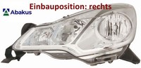 Abakus 552-1134RMLDEM2 Hauptscheinwerfer Rechts Scheinwerfer FüR Citroen