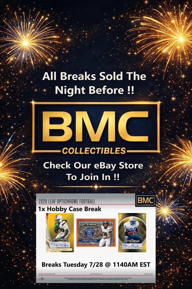BMC Collectibles Pre-Sold Breaks 7/28a