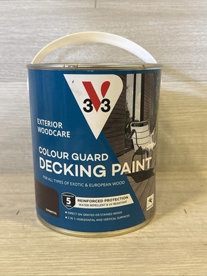 V33 Colour Guard Terrassenlack - 5 Jahre Garantie - rutschfest - UV-beständig - 