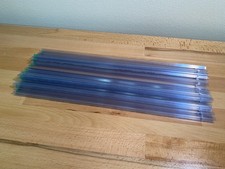 Lot of 20 Empty Texas Instruments Static Dissipative DIP IC Storage Tubes