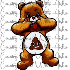 Sublimation Print Bear Funny Ready To Press Paper Ink Heat Transfer