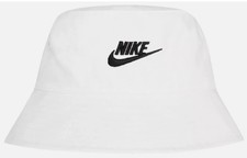 Nike Little Kids' Apex Futura Bucket Hat White 8A3085-001 Size 4-7