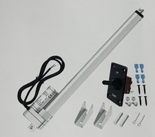 12V Linear Actuator, 18 Inch Stroke Heavy Duty Electric Actuator 3000N/660lbs