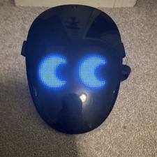 Shining Mask LED voice activated with app many faces and upload picture