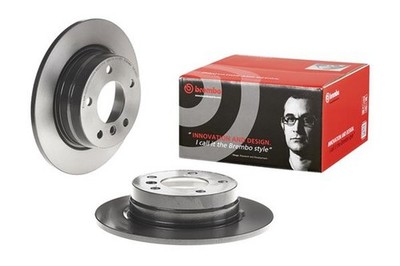 2x Bremsscheibe PRIME LINE - UV Coated BREMBO 08.5366.21 für BMW E36 E46 3er 316