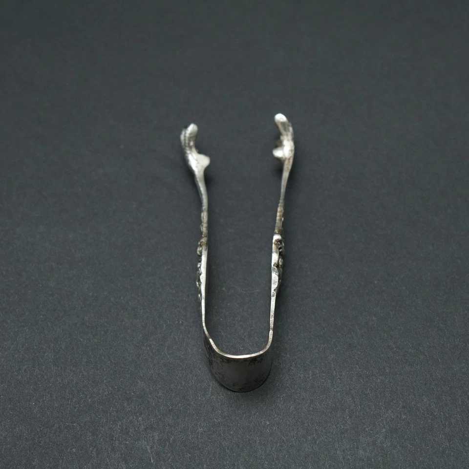 Sugar Cube Tongs 900 Silver Bird Claw Argentina Antique around 1910 1.58EDW - Image 3 of 4