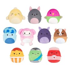 Micromallows Squishmallows Original Plush 10-Pack - 2.5 Inch Plush - Pink Big...