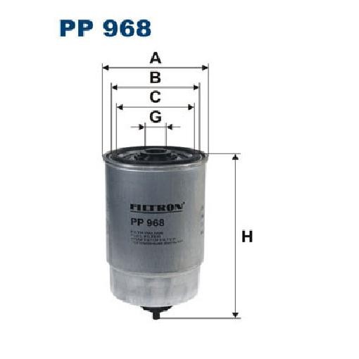 Kraftstofffilter FüR Fiat Doblo 119 223 1.9 01 Bis 05 Filtron 839A6000-image