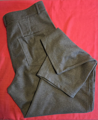 Women's Missimo Dutti Brown Wool Trousers Size Us10 UK 14