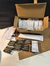 EverBrite Puck Lights 6-Pack Wireless LED Under Cabinet Lights w/ Timer/Remote