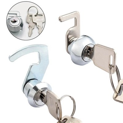 Cam Lock With Quick Clip For Cash Drawer Locker Metal Cabinet Flight Box Lock