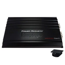 POWER ACOUSTIK 6000W MAX VERTIGO CLASS-D MONO SUBWOOFER AMPLIFIER 1800W RMS @ 1Ω