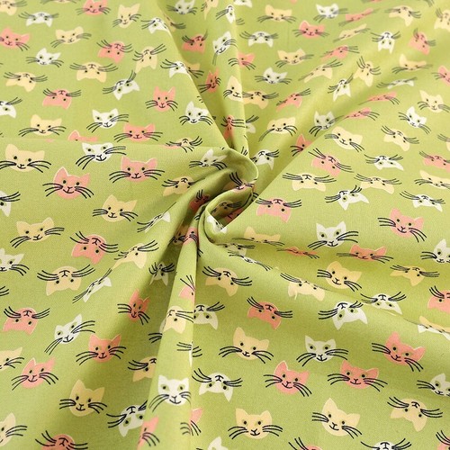 petit joll cat Sheeting Fabric (per 50cm) - Afbeelding 3 van 7