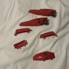 ORIGINAL G1 Transformers JETFIRE lot armor Red parts VINTAGE Piece 1985