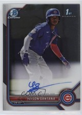 2022 Bowman Chrome Prospect Auto Yeison Santana #CPA-YS Auto 0q4s