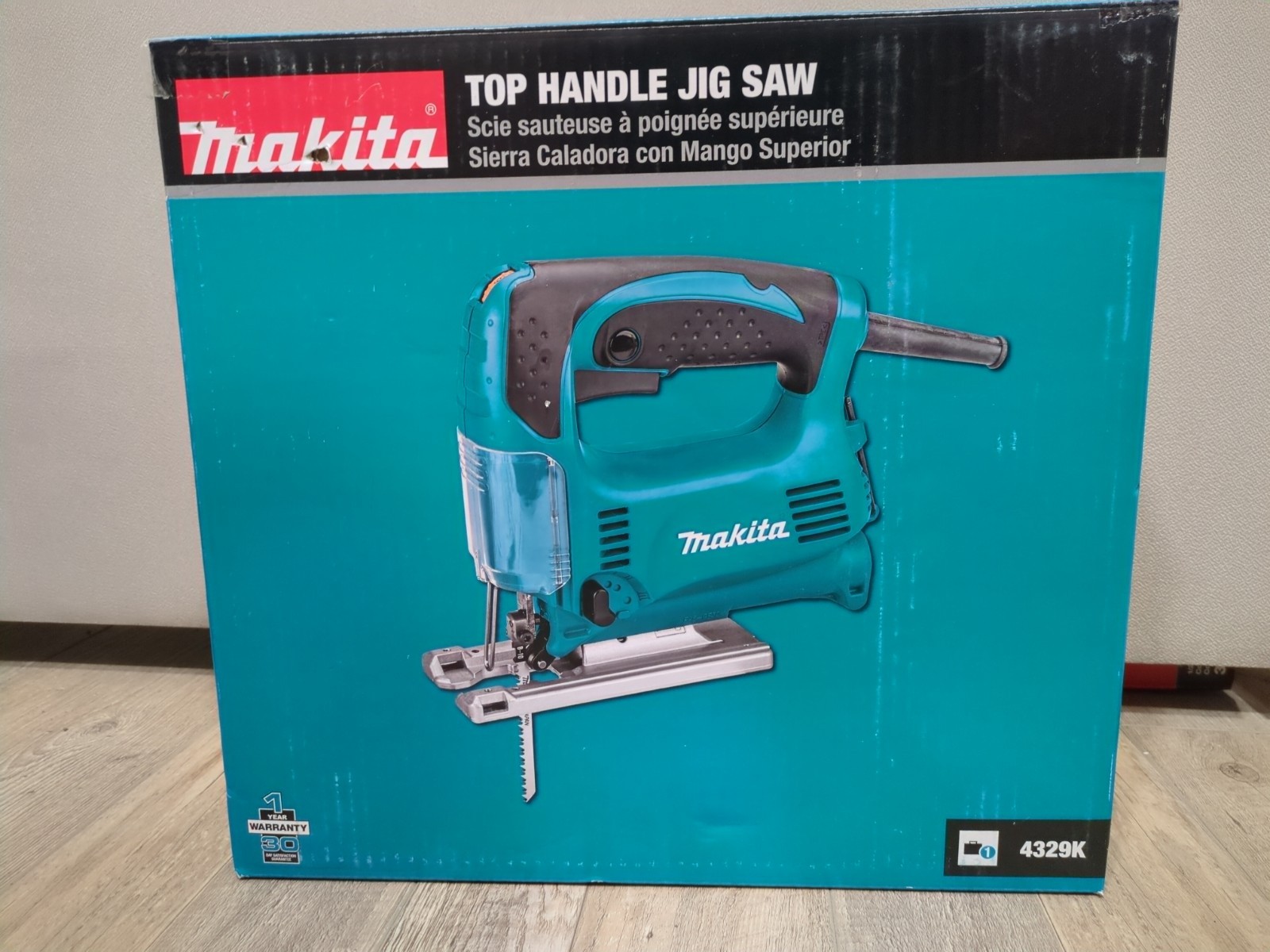 Makita 4329K  Top Handle Jig Saw New Opened Box With Carry Case