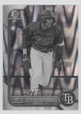 2022 Bowman Draft Chrome Black & White RayWave Refractor Willy Vasquez 0x5e