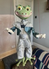 Vintage 60’s Pelham Puppet Frog Redressed Boxed