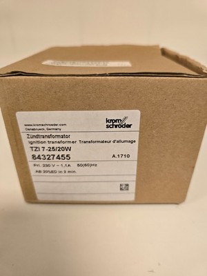 KROM SCHROEDER TZI 7-25/20W (84327455) Ignition Transformer New FREE SHIPPING