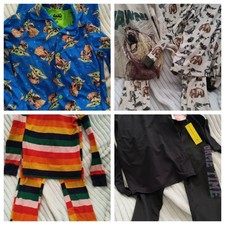 Lot Of 4 Kids Pajama  Active Sets 9 Pieces Unisex