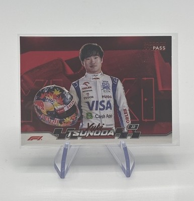 Yuki Tsunoda #67 - Red SP - Topps F1 Paddock Pass - VCARB