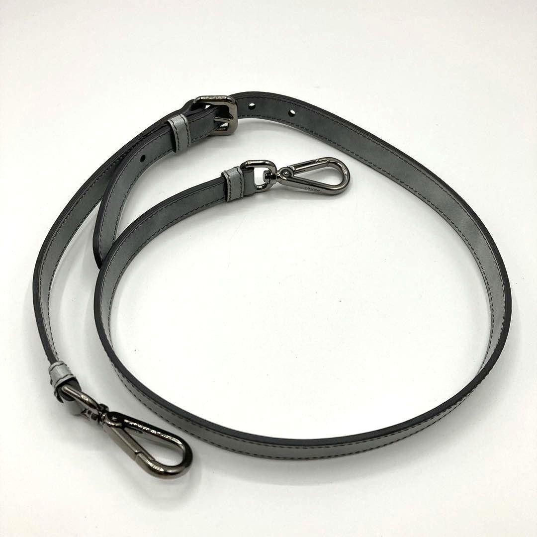 Rare PRADA 2way Handbag Tote Triangle Logo Coated Leather thumbnail 9