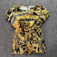 YOUNG VERSACE BAROCCO PRINT DRESS FOR TODDLER 100CM